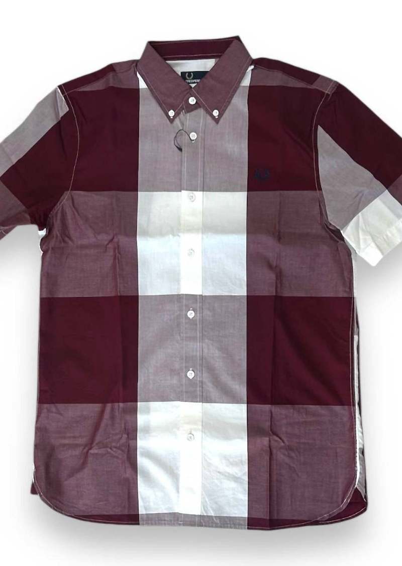 Fred Perry Men's Magnified Shirt In Red