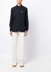 Fred Perry Oxford logo-embroidered cotton shirt