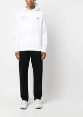 Fred Perry x GATE194 signature-print hoodie