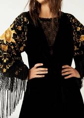 Free People Bali Rosilina Duster In Black