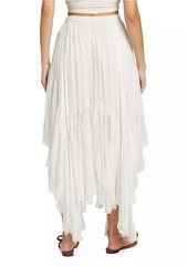 Free People Clover High-Low Midi-Skirt