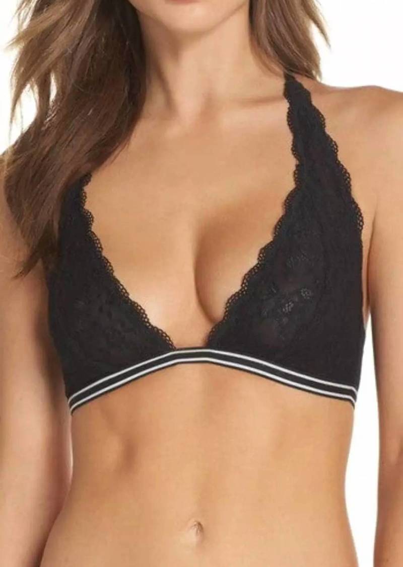 Free People Come Together Bra In Black