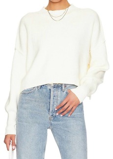 Free People Easy Street Crop Pullover In Moonglow