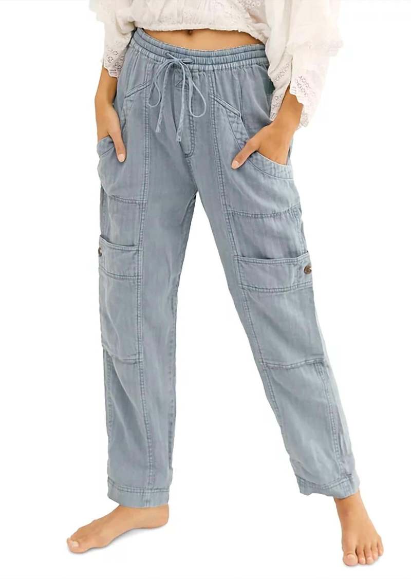 Free People Feelin Good Utility Pants In Sea Spray