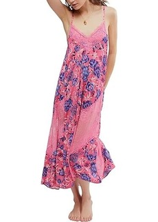 Free People First Date Printed Maxi Slip