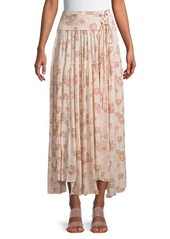 Free People Floral-Print Maxi Skirt