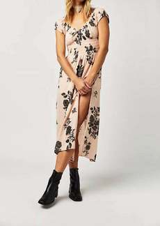 Free People Forget Me Not Midi Dress In Peach