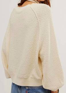 Free People Found My Friend Pullover In Cream