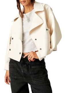 Free People Alexis Faux Leather Jacket