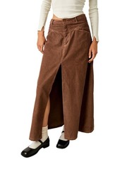 Free People As You Are Corduroy Maxi Skirt