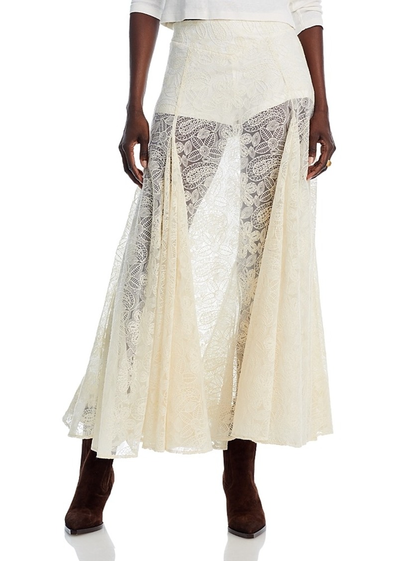 Free People Beat of the Moment Maxi Skirt
