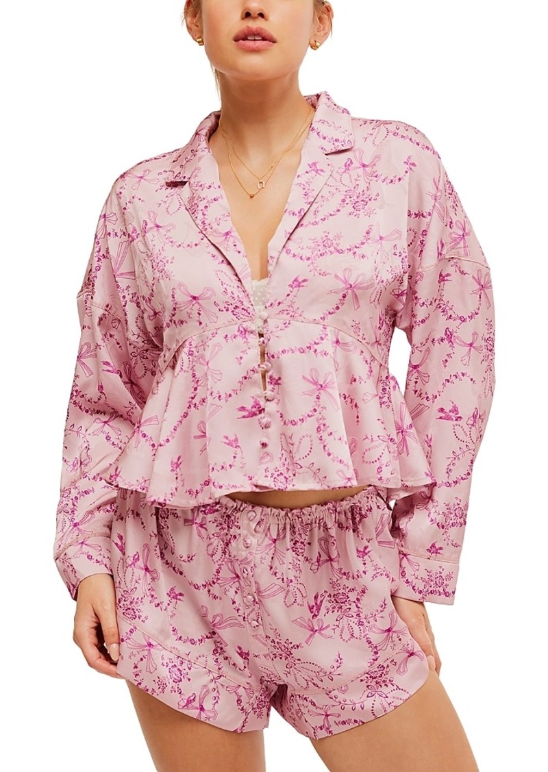 Free People Beauty Sleep Short Pajama Set