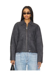 Free People Blair Faux Leather Jacket