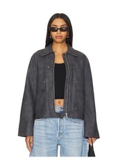 Free People Blair Faux Leather Jacket