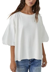 Free People Blossom Raw Edge Top