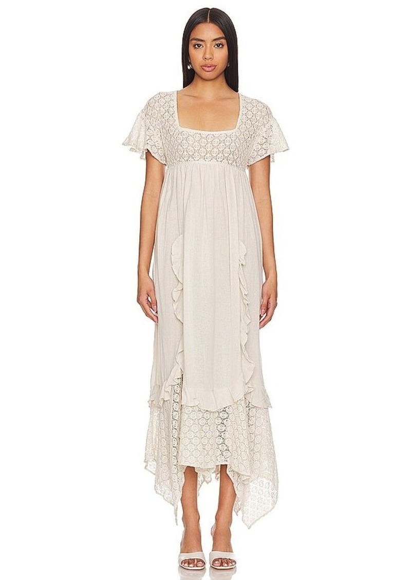 Free People Bring The Romance Midi Dress