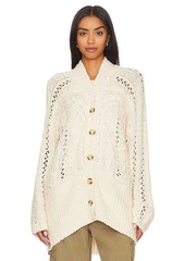 Free People Cable Cardi