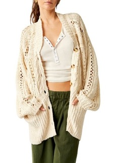 Free People Cable Stitch Cardigan
