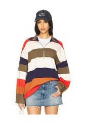 Free People Coastal Stripe Pullover