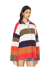 Free People Coastal Stripe Pullover