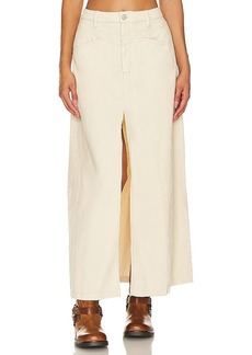 Free People Come As You Are Cord Maxi Skirt