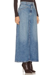 Free People x We The Free Come As You Are Denim Maxi Skirt