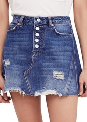 We the Free by Free People Denim A-Line Skirt