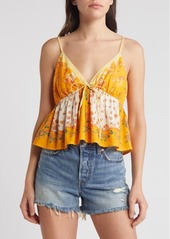 Free People Double Date Floral Camisole