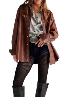 Free People Easy Rider Faux Leather Jacket