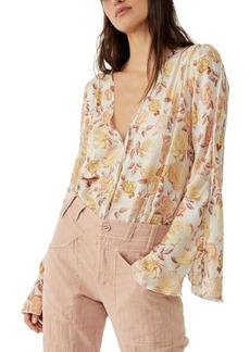 Free People Everything's Rosy Bodysuit