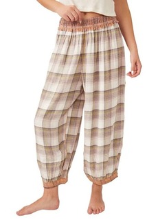 Free People Fallin' for Flannel Lounge Pants