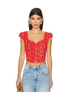 Free People Faye Printed Top