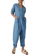 Free People free-est Feels So Right Cotton Jumpsuit