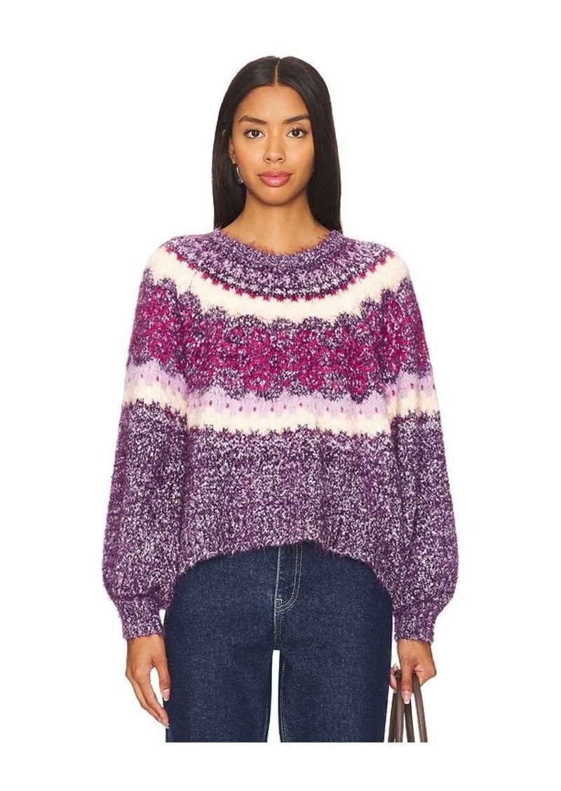 Free People Festive Frost Pullover