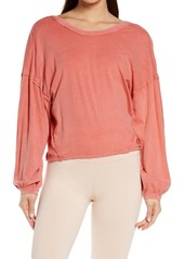 Free People FP Movement Moon Rising Long Sleeve Top in Lipstick at Nordstrom