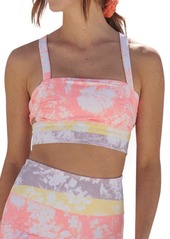 Free People FP Movement Wave Rider Sports Bra in Peach Horizon at Nordstrom