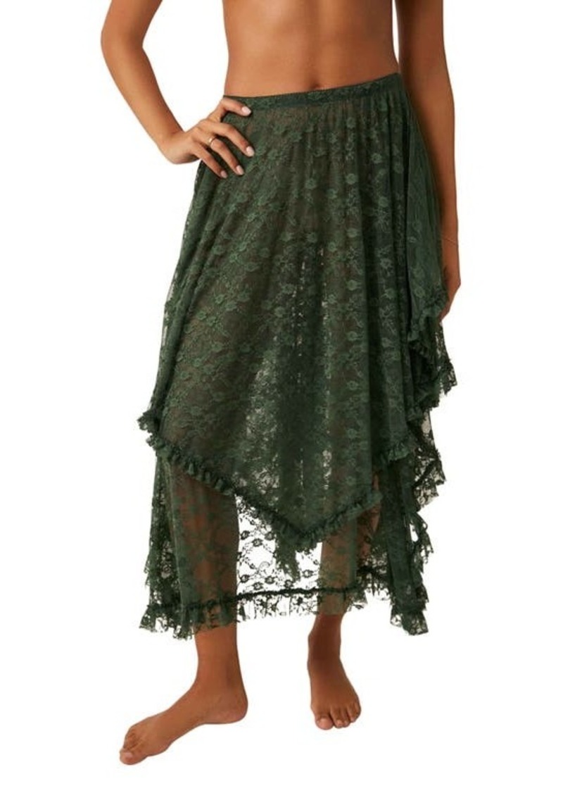 Free People French Courtship Lace Half Slip