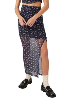 Free People Galaxy Floral Crop Top & Skirt Set