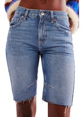 Free People Ghost Town Bermuda Denim Shorts