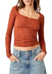 Free People Have It All Square Neck Knit Top