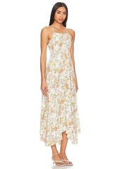 Free People Heat Wave Printed Maxi Dress In Floral Combo