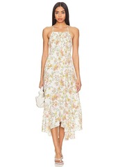 Free People Heat Wave Printed Maxi Dress In Floral Combo