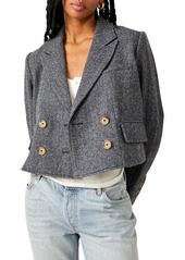 Free People Heritage Double Breasted Crop Blazer