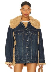 Free People x We The Free Holly Cozy Denim Jacket