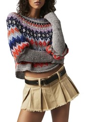 Free People Home for the Holidays Juliet Sleeve Sweater