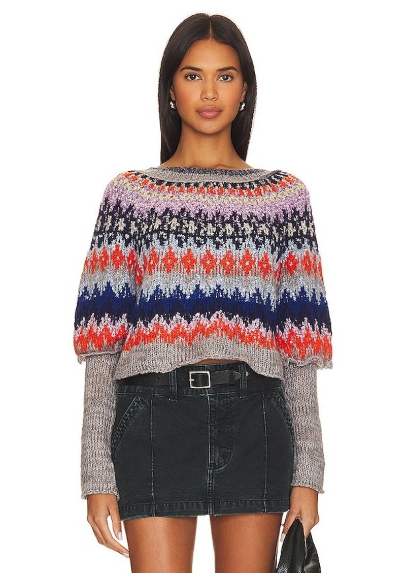 Free People Home For The Holidays Pullover