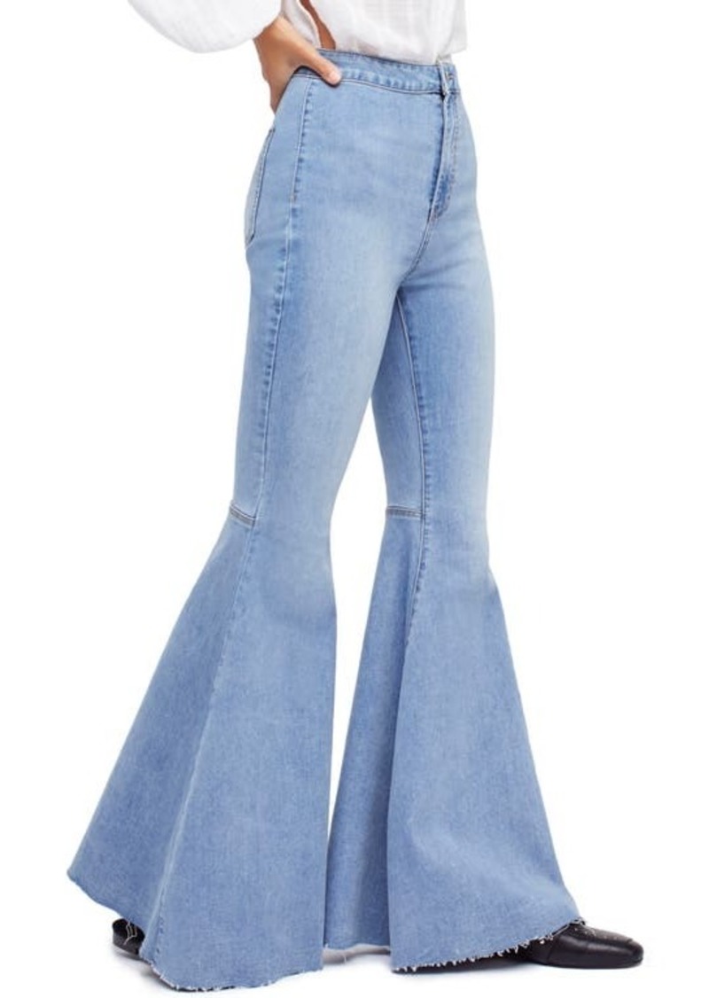 Free People Just Float On High Waist Flare Jeans