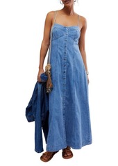 Free People Just Jill Denim Maxi Dress