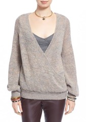Free People 'Karina' Slouchy Wrap Front Sweater