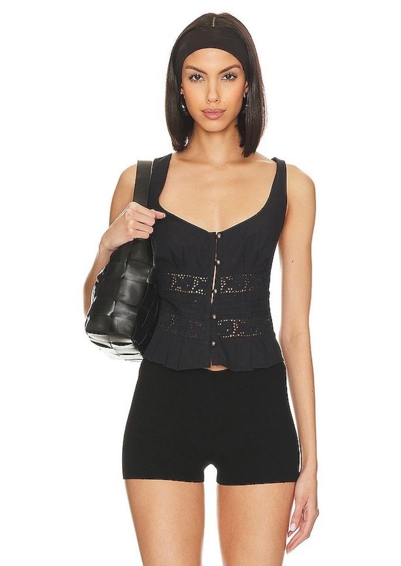 Free People Kianna Lace Tank